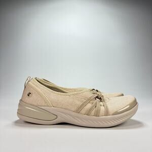 Bzees Niche Beige Lightweight Casual Comfort Slip On Shoes Women’s Size 7.5M
